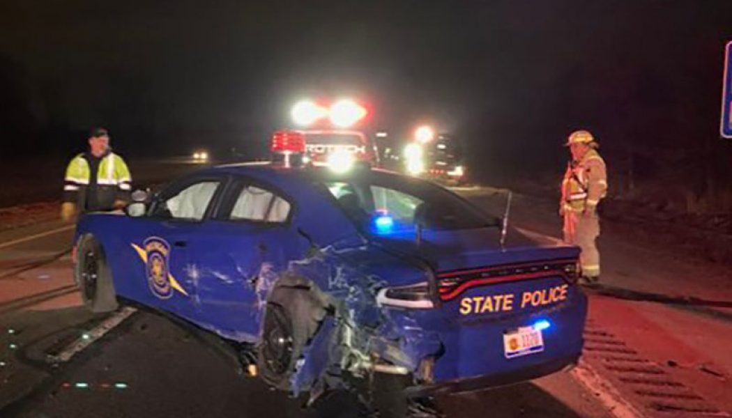 Tesla on “Autopilot” Slams Into Stationary Michigan Cop Car