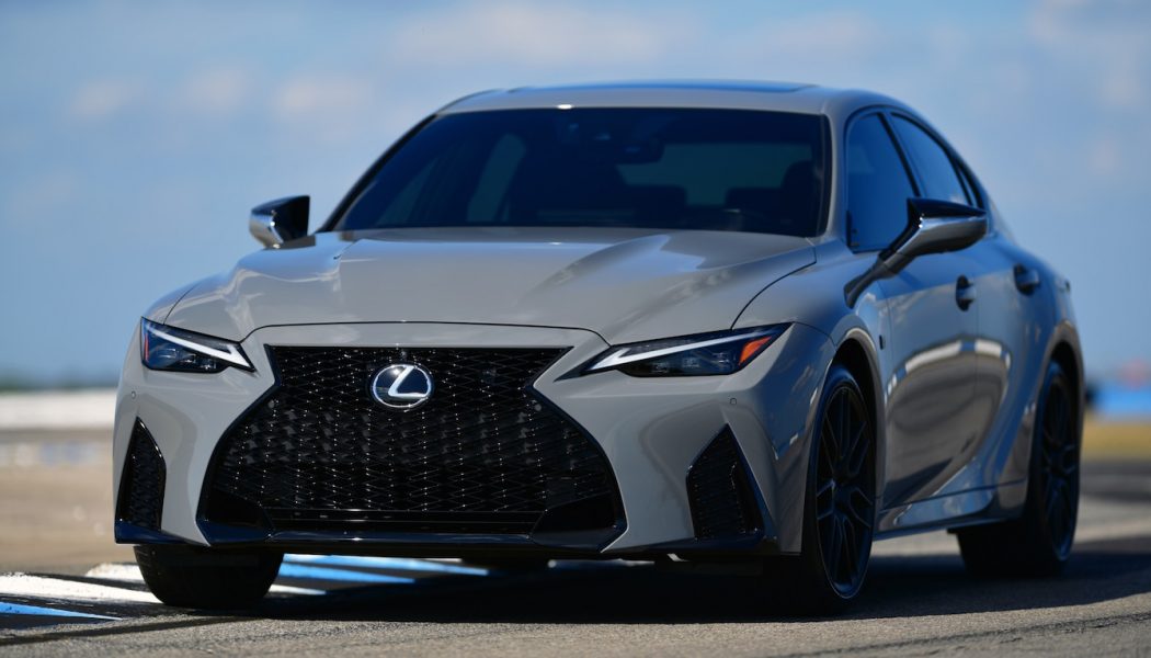 The 2022 Lexus IS500 F Sport Performance Launch Edition Goes Incognito—Literally