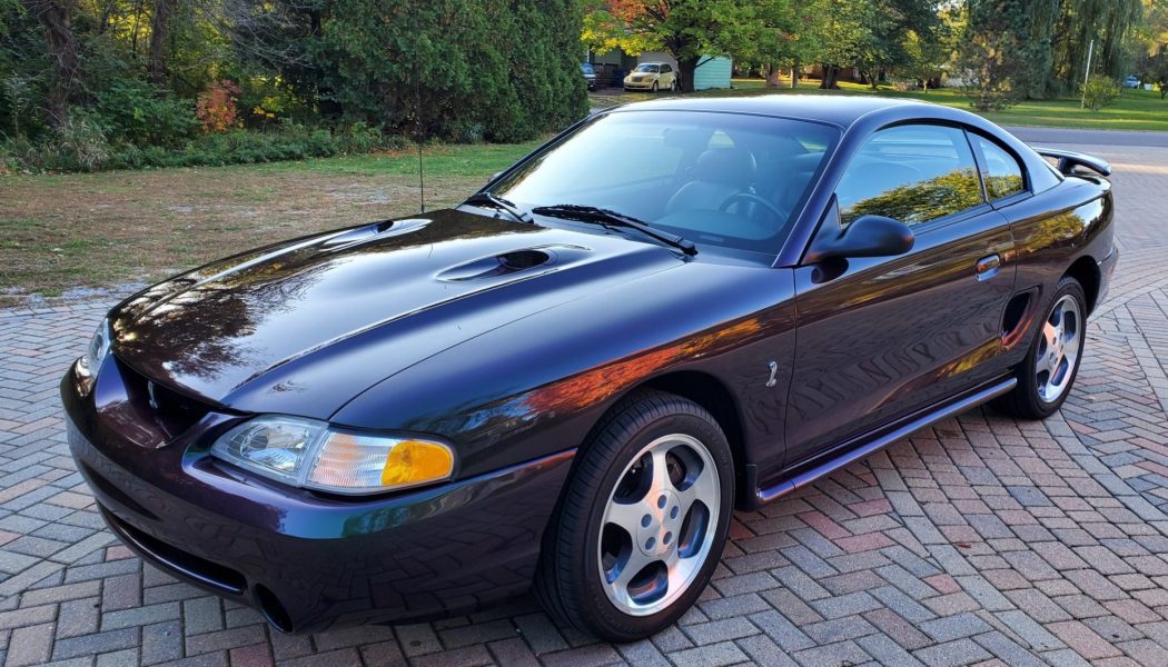 This Like-New 1996 Ford Mustang SVT Cobra Is a “Mystic” Unicorn