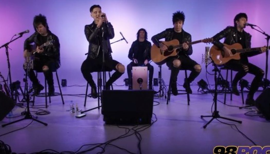 Watch BLACK VEIL BRIDES Play Acoustic Set For Baltimore’s 98 ROCK Radio Station