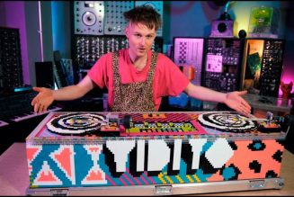 Watch This Artist Build a Functional Vinyl DJ Deck Out of LEGO Bricks