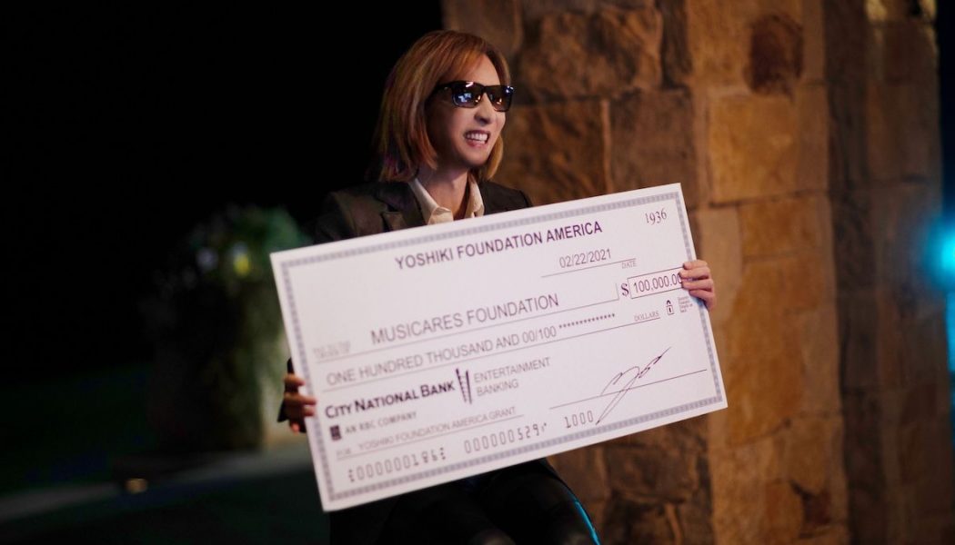 X Japan’s Yoshiki Announces Annual $100,000 Mental Health Grant to MusiCares