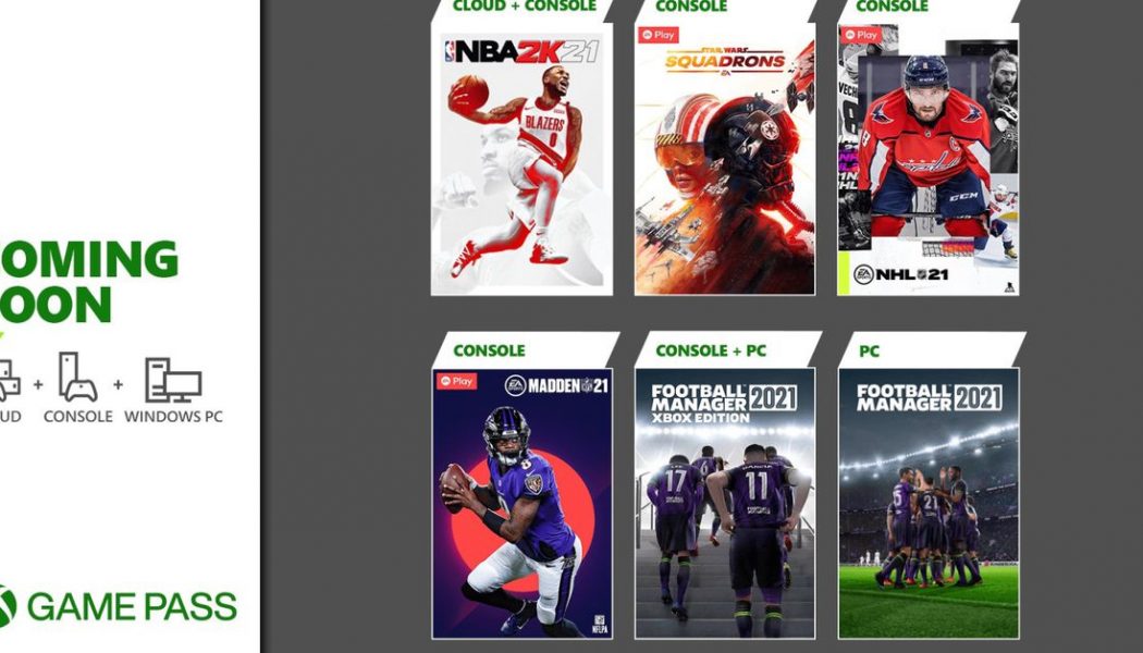 Xbox Game Pass aims for sports fans with NBA 2K21, Madden NFL 21, NHL 21, and more