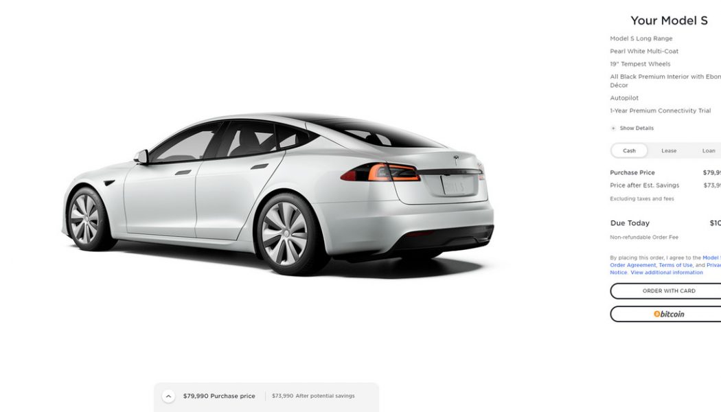 You can now buy a Tesla with bitcoin in the US