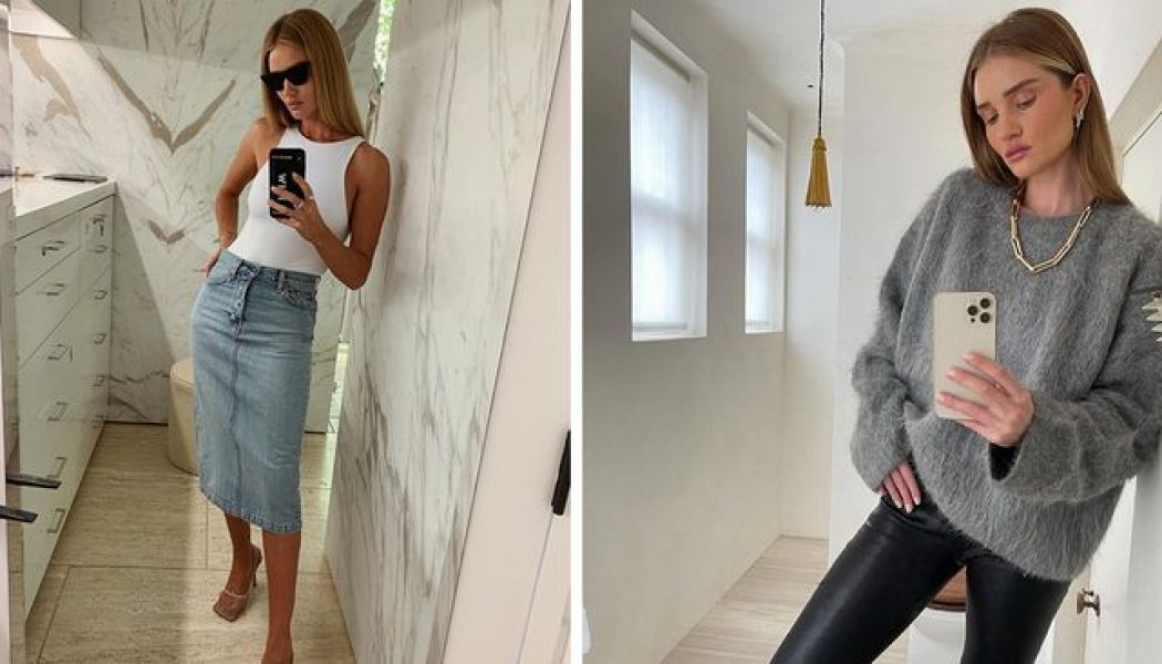 9 Classic Items Rosie Huntington-Whiteley Wears Again and Again