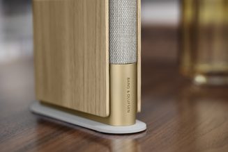 Bang and Olufsen’s latest speaker disappears into your bookshelf