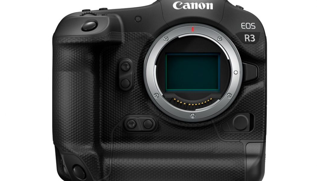 Canon announces EOS R3 pro mirrorless camera in development