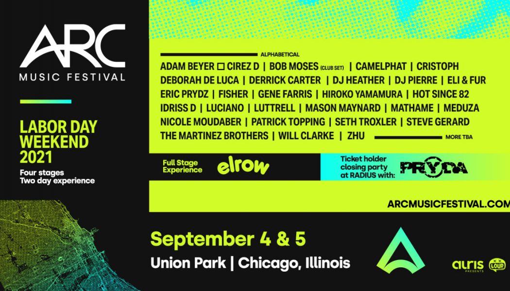 Eric Prydz is Performing Three Sets Under Different Aliases at Chicago’s Debut ARC Music Festival