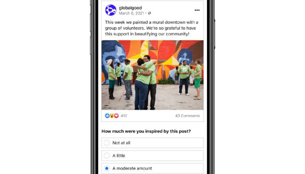 Facebook pivots from politics to ‘inspiration’