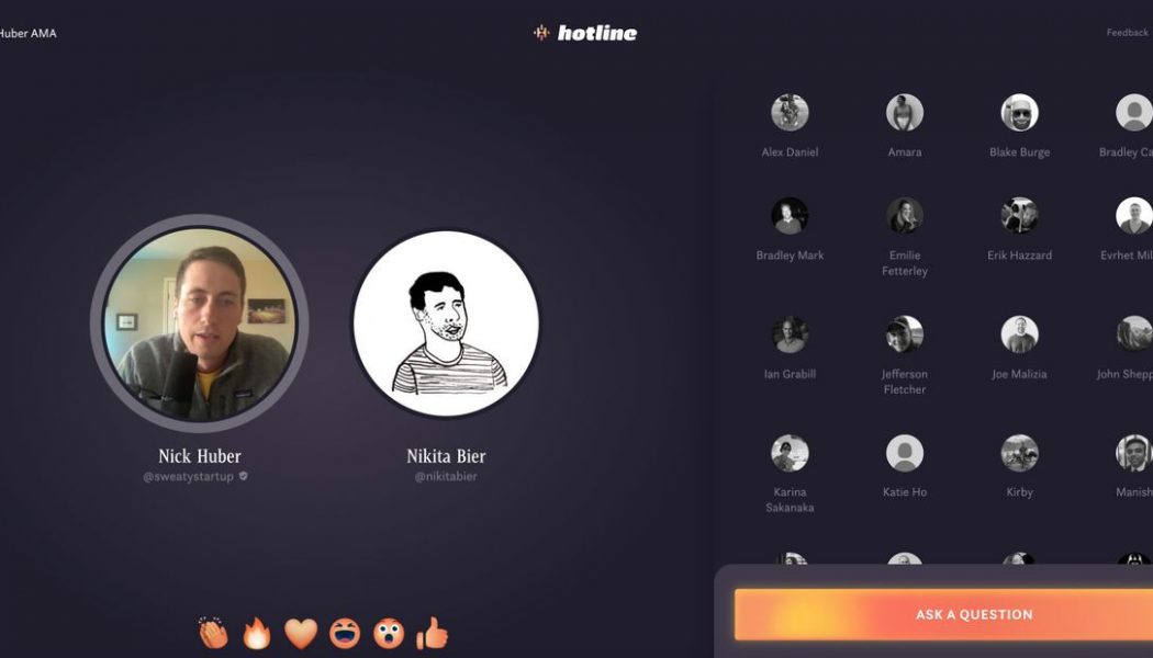 Facebook’s first crack at a Clubhouse competitor is a new Q&A platform called Hotline