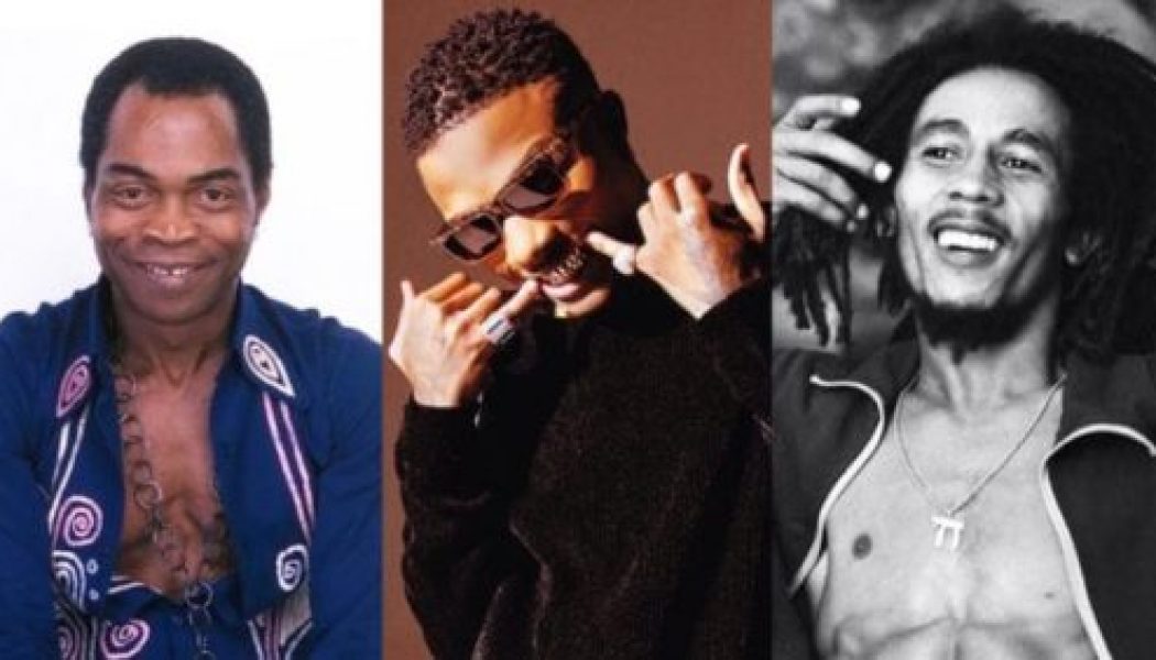 “I Wished to Have Collaborated with Fela and Bob Marley” – Wizkid Reveals