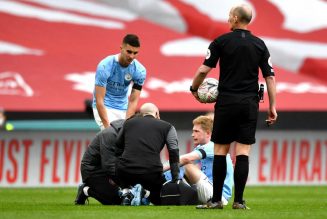 ‘It doesn’t look good’: Pep Guardiola provides worrying injury update on Kevin De Bruyne