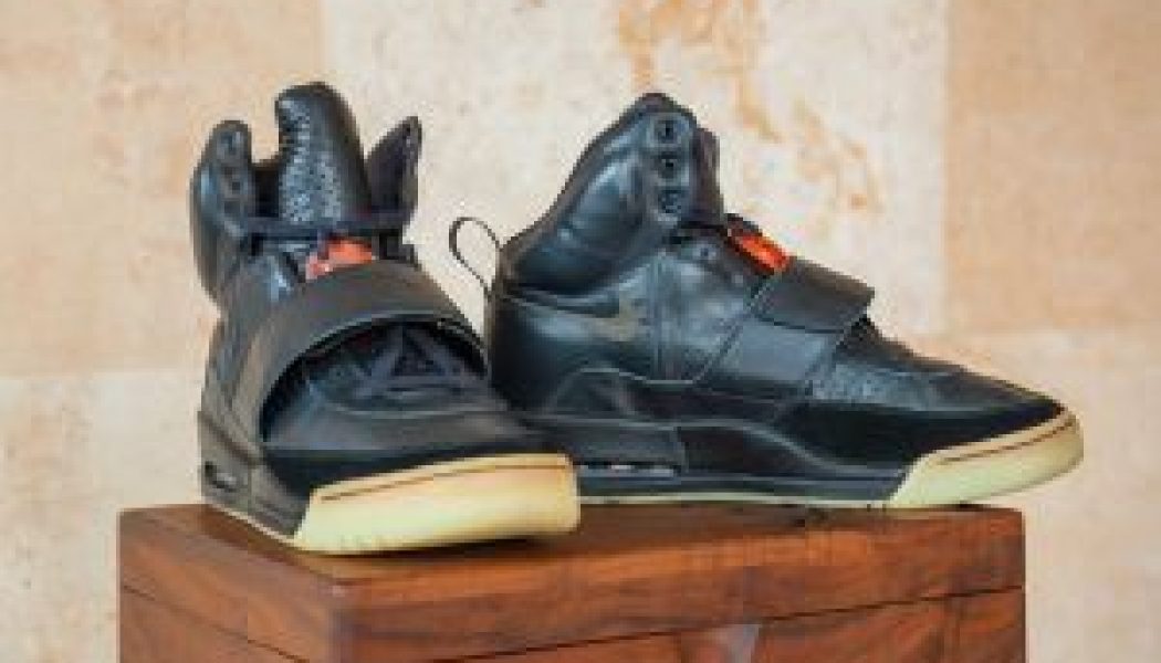 Kanye West’s 2008 Grammy Worn Air Yeezy Sneakers Sell For $1.8 Million At Auction