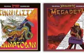 MEGADETH And THIN LIZZY Official Coloring Books To Be Released This Month