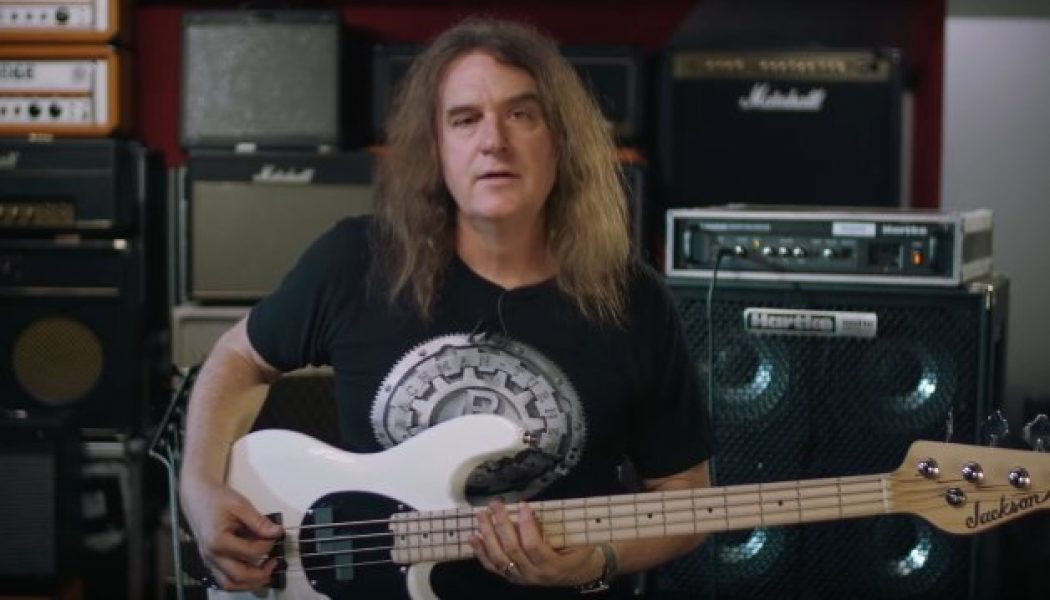 MEGADETH’s DAVID ELLEFSON Shares Bass Techniques In ‘Scott’s Bass Lessons’ Video