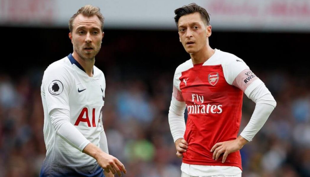 Mesut Ozil’s three-word dig at Spurs after they lost League Cup final to Man City