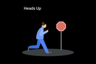 New ‘Heads Up’ feature nags distracted Android users to look up while walking