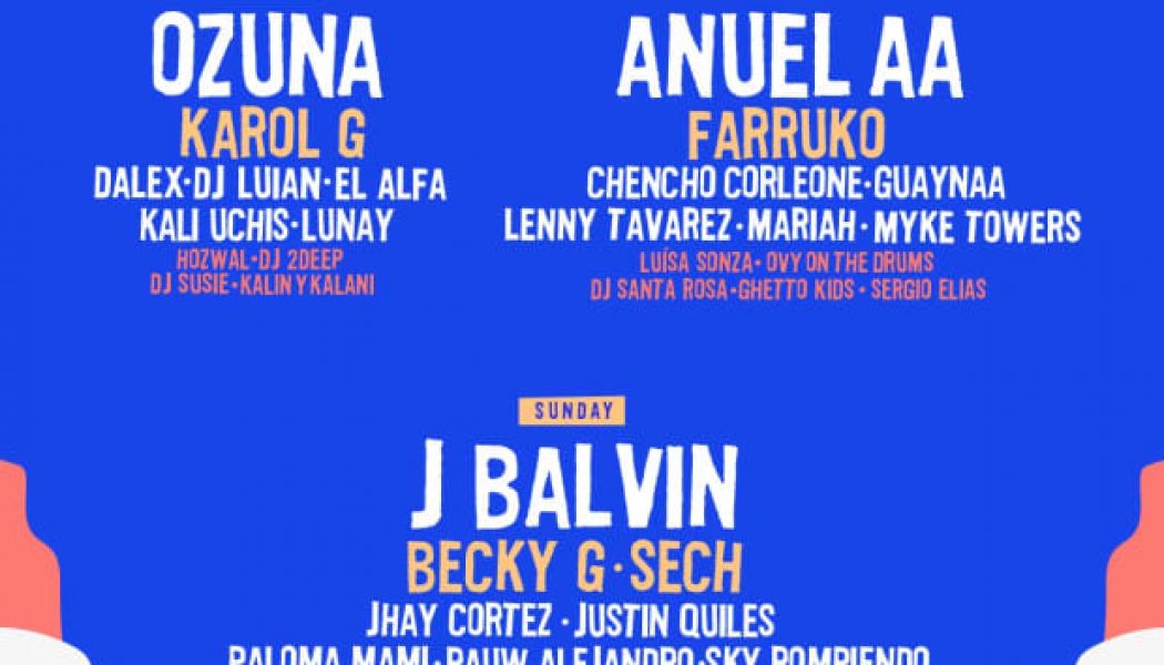 Ozuna, Anuel AA, J Balvin, More Set to Headline Baja Beach Fest 2021