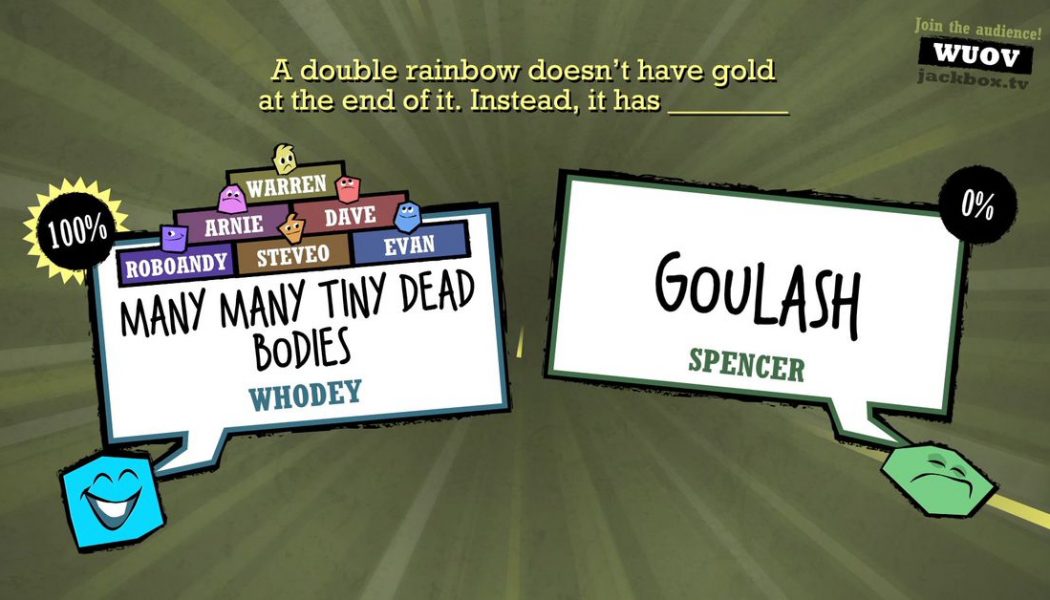 Quiplash, one of the best party games ever, is free on Steam this weekend