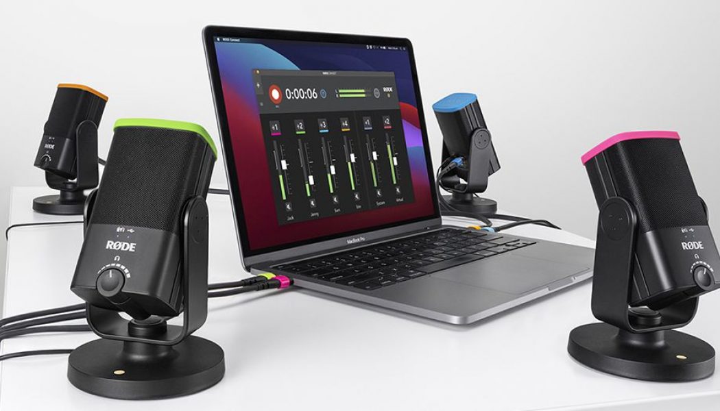 Rode Connect lets you mix up to four USB mics at once