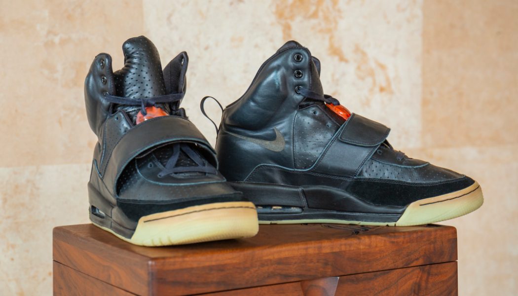 Sotheby’s Selling Kanye West’s $1M+ “Grammy-Worn” Nike Air Yeezy Sample From 2008