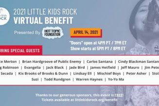 STEVE VAI And JASON BONHAM Added To ‘Little Kids Rock’ Virtual Benefit Event