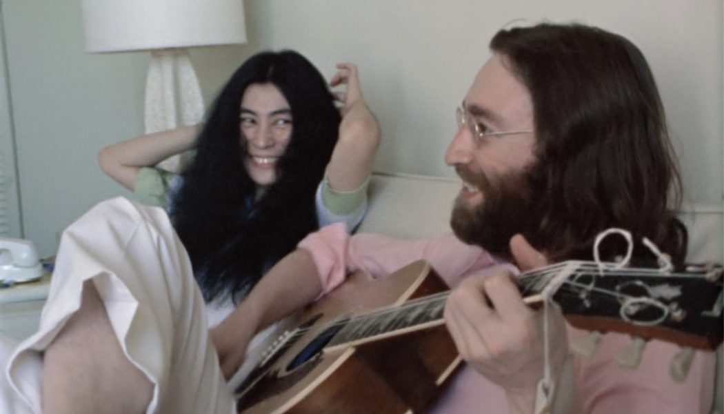 Watch Never-Before-Seen Demo of John Lennon, Yoko Ono Performing ‘Give Peace A Chance’