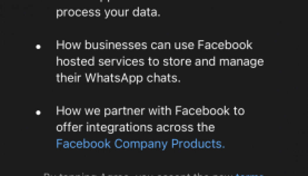 What does WhatsApp’s Privacy Policy Update Mean for Businesses