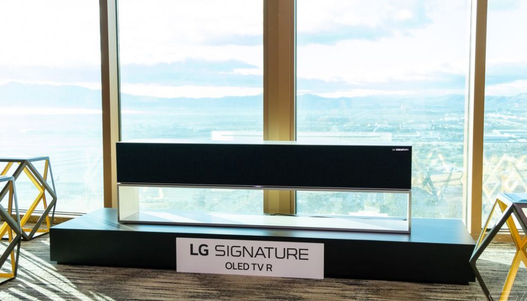 You can finally ‘inquire to buy’ LG’s rollable TV in the United States