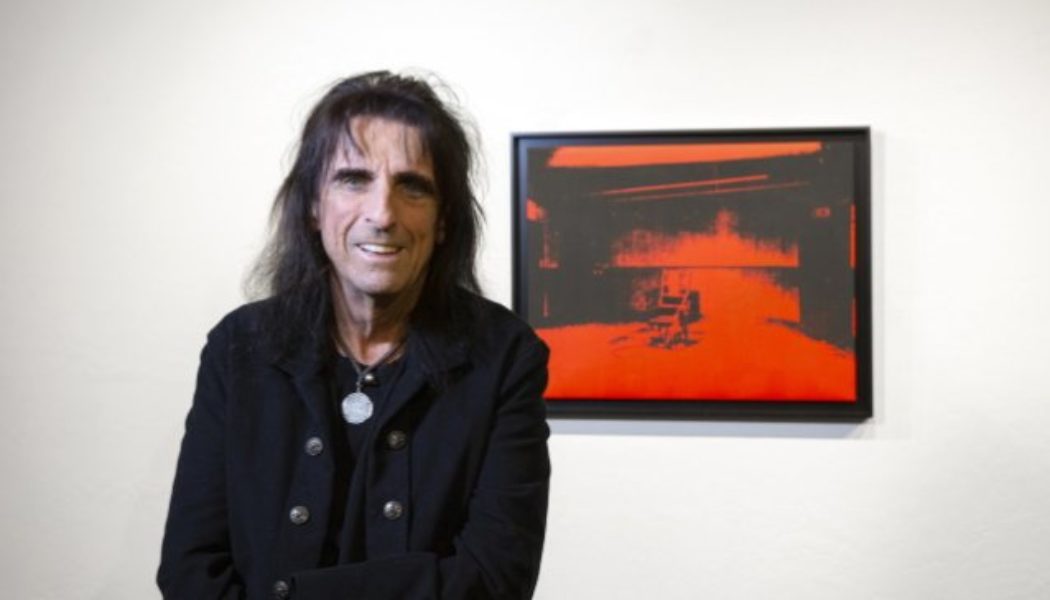 ALICE COOPER To Sell His Rare ANDY WARHOL Painting For Millions Of Dollars