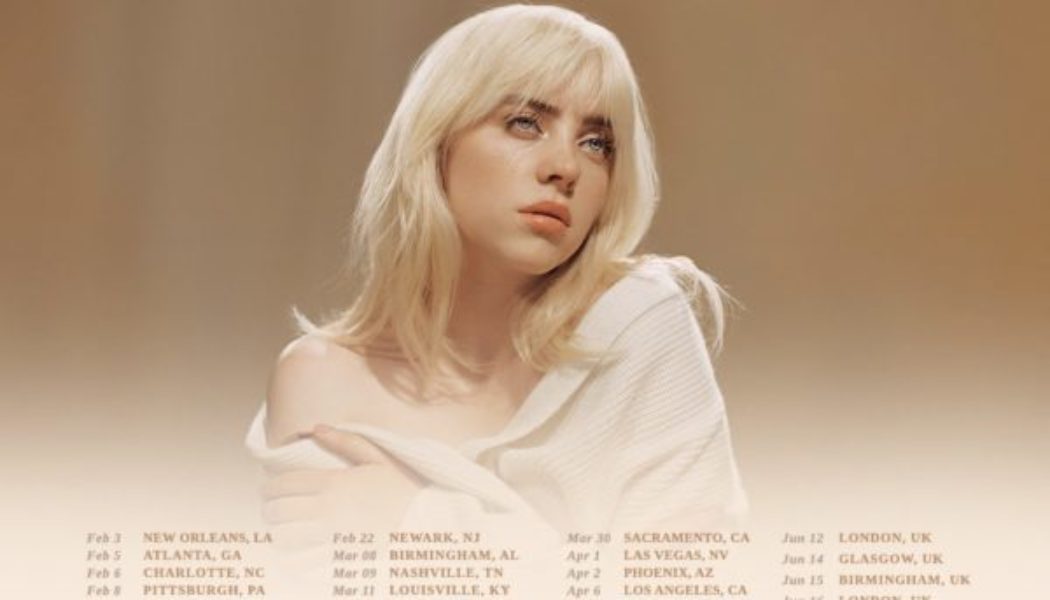 Billie Eilish Announces 2022 Arena Tour Dates