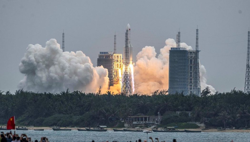 Chinese rocket falling to Earth this weekend poses ‘extremely low’ risk to people