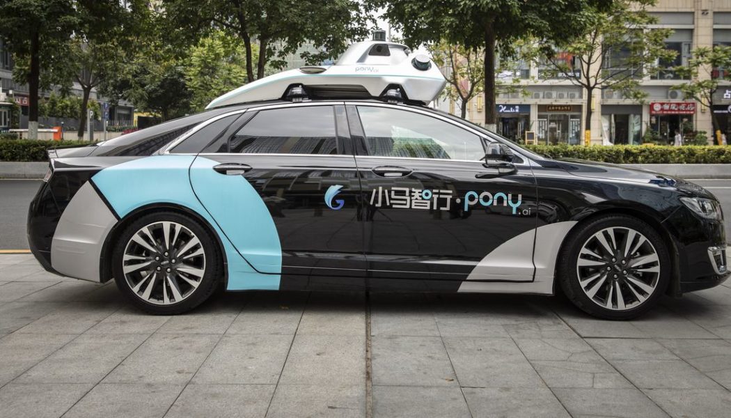 Chinese startup Pony.ai gets approval to test driverless vehicles in California