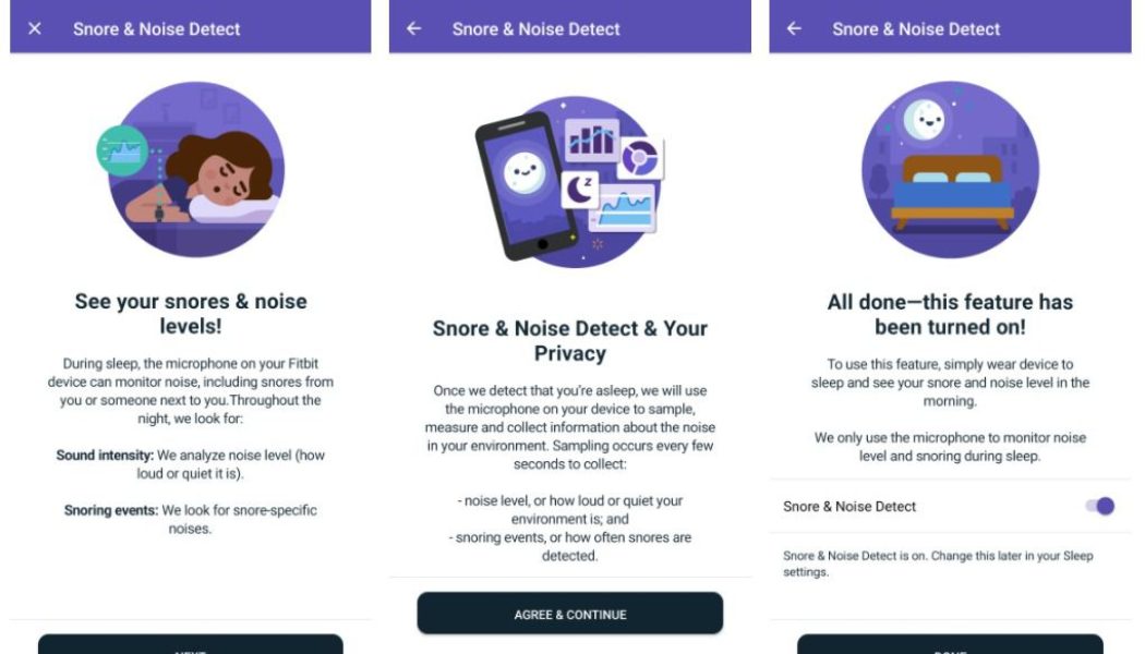Fitbit may soon be adding snoring detection to its devices