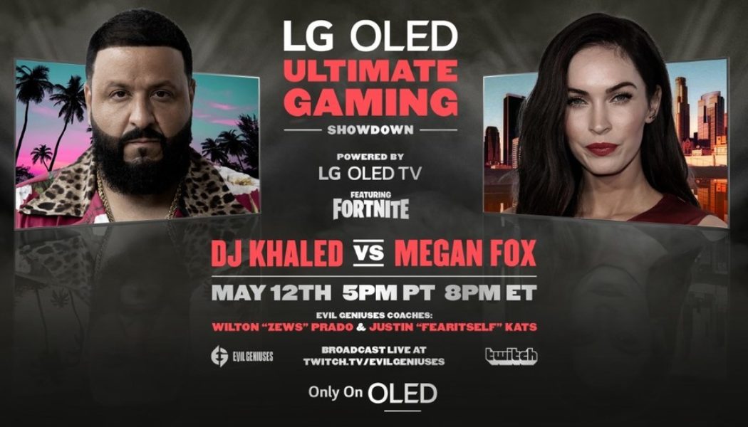 HHW Gaming: DJ Khaled & Megan Fox Will Kick Off’s LG’s Only on OLED Campaign With ‘Fortnite’ Face Off