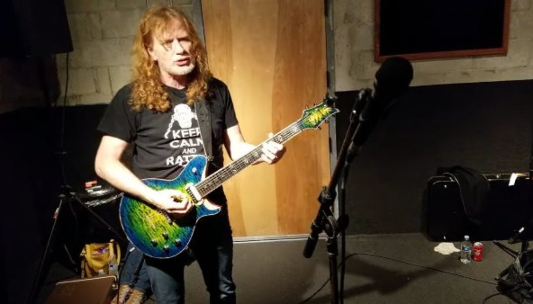 MEGADETH’s DAVE MUSTAINE Teaches You How To Play ‘Symphony Of Destruction’ (Video)