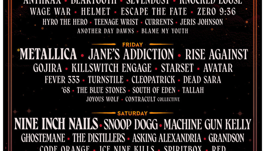 Metallica, Nine Inch Nails and KORN Headline Louder Than Life Fest