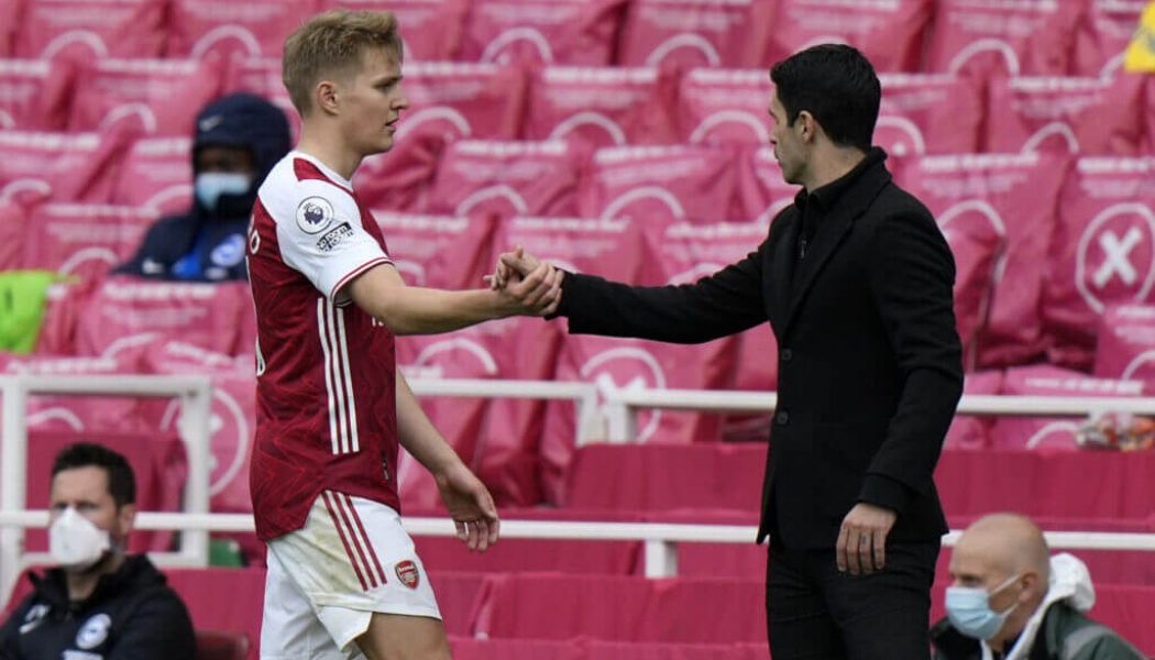 Mikel Arteta provides fresh update on Martin Odegaard’s future at Arsenal