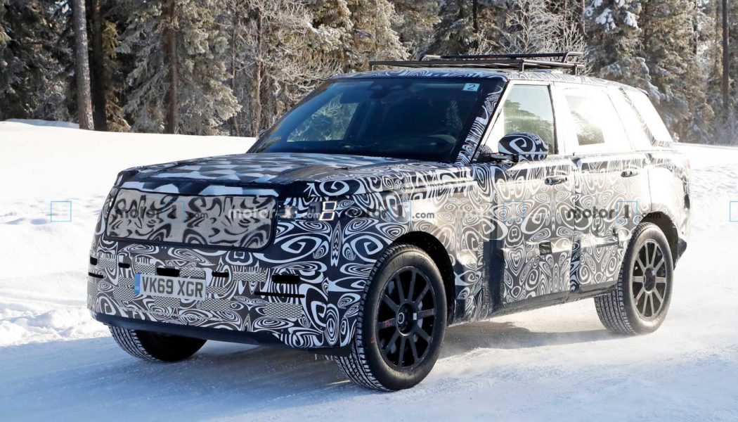 Next-Gen Range Rover Sport Spied In Electric Form