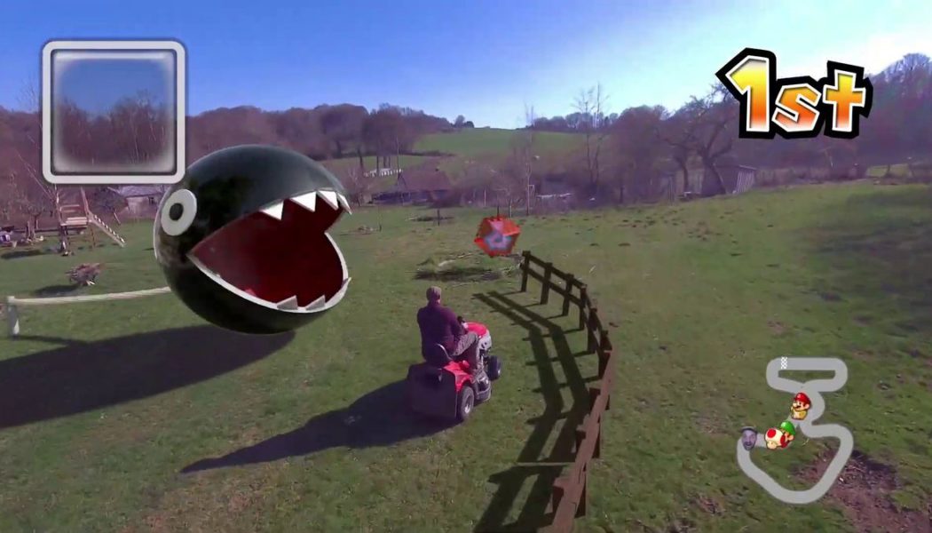 Real-life Mario Kart looks amazing from the perspective of a self-flying Skydio drone