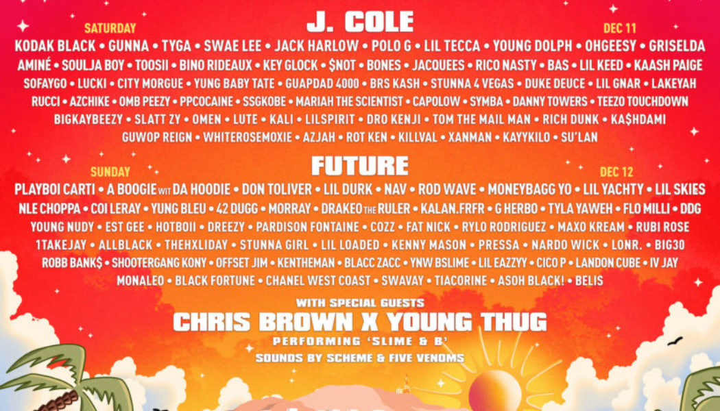 Rolling Loud California Lineup Features Kid Cudi, J Cole, Future, Jack Harlow, Wiz Khalifa, Gucci Mane and So Many More