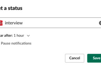 Slack’s newest feature will help me remember to pause notifications before calls