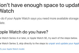 Updating an Apple Watch Series 3 is a nightmare in 2021