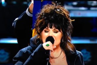 Watch HEART’s ANN WILSON Sing U.S. National Anthem At NFL Draft Night One Festivities In Cleveland