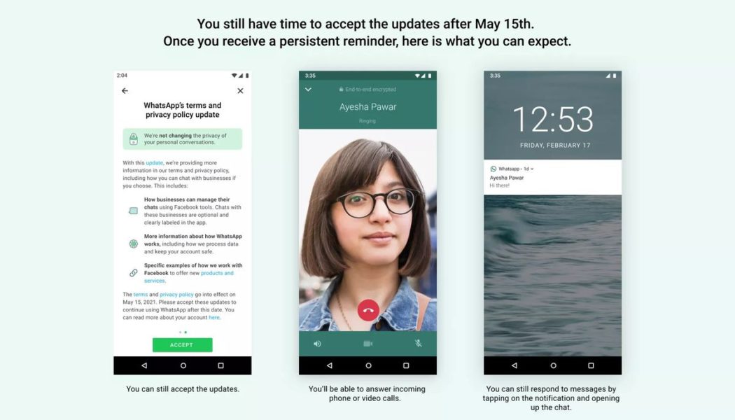 WhatsApp relaxes deadline for accepting its new privacy policy