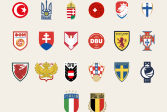 All Euro 2020 nation crests redesigned, for the modern era