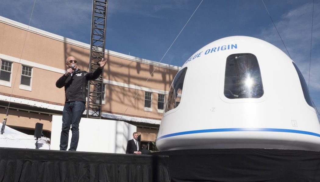 Blue Origin auctions New Shepard ride with Jeff Bezos for $28 million