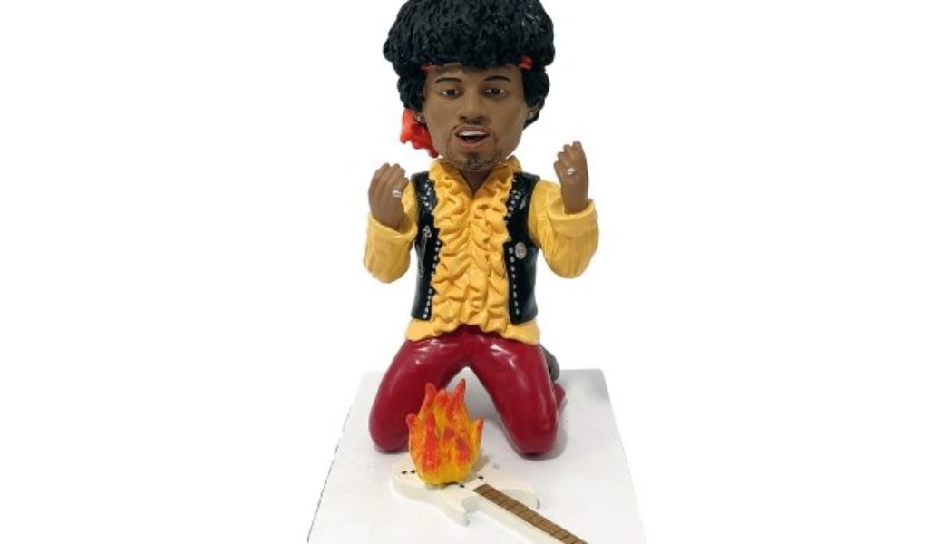 Bobblehead Of JIMI HENDRIX Setting His Guitar On Fire To Arrive In August