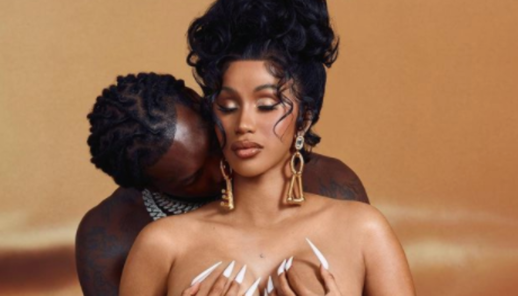 Cardi B Goes Topless For New Maternity Pics With Offset