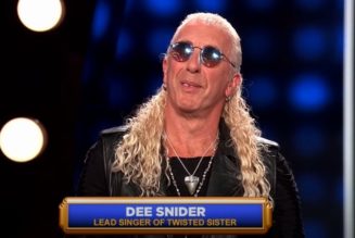 DEE SNIDER And His Family Win $25,000 For Homeless Veterans During ‘Celebrity Family Feud’ Appearance